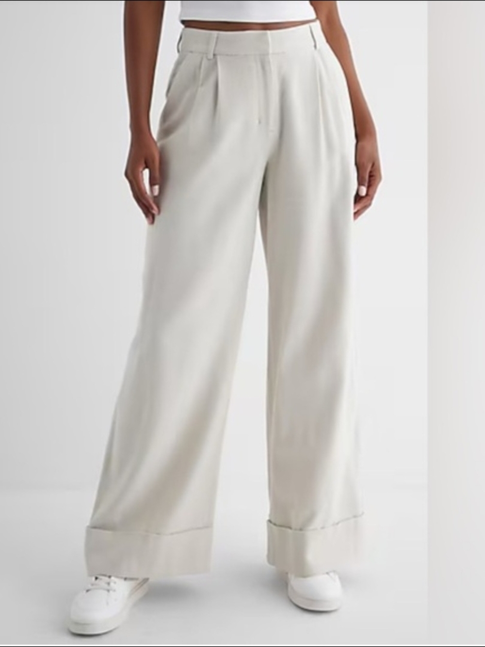 NWOT Express Wide Leg Super High-Rise Pants